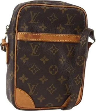 Louis Vuitton Pre-owned Cross Body Bags, female, Brown, Size: ONE SIZE Pre-owned Vintage Canvas Cross Body Bag