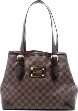 Louis Vuitton Borsa tote Hampstead MM in tela Damier &Eacute;b&egrave;ne 2007-2025 - Marrone
