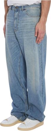Valentino Loose Fit Denim Jeans - Heren - Jeans - Blauw - Maat: W33 Denim