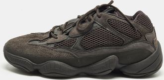 adidas 500 Utility Black Size 44 2/3 Black Mesh and Suede Low Top Sneakers