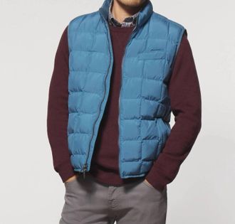 Johnnie-O Enfield Vest In Slate