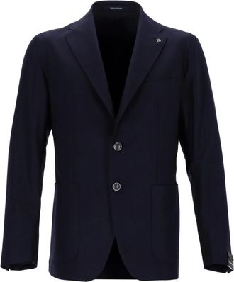 Tagliatore Enkelrijige Blazer - Heren - Blazers - Blauw - 3XL - Wol - Jassen