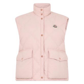 Moncler Vests, female, Pink, Size: XS Bois Padded Vest