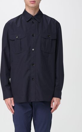 Brioni Jacket Men color Blue
