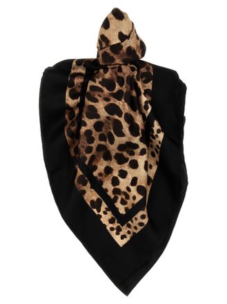 Dolce & Gabbana Leopard Print Iconic Scarf
