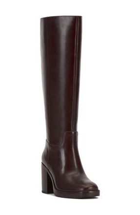 Vince Camuto Gibi Knee High Boot in Rich Mahogany at Nordstrom Rack, Size 7 Regular Calf