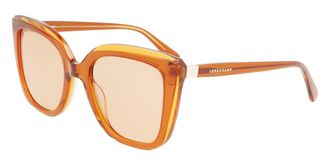 Longchamp LO689S 744 Womens Sunglasses Brown Size 53