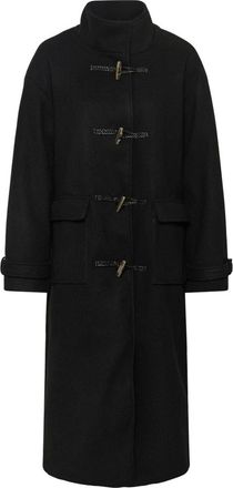 Kaffe Cappotto Monopetto - - Coats - Donna - Nero - L