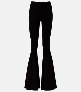 Stouls Cherilyn suede flared pants