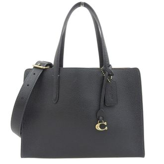 Coach Black Leather Tote Bag (Pre-Owned)