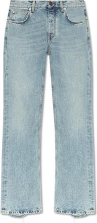 Balenciaga Jeans met een vintage-effect - Dames - Regular Fit Jeans - Blauw - W25 - Katoen - Jeans