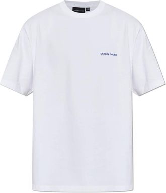 Canada Goose Novo T-Shirt - Heren - T-shirts - Wit - S - Katoen - Tops