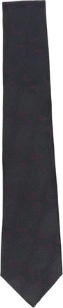 Tagliatore Jacquard Pointed Tip Tie - Heren - Stropdassen - Blauw - ONE Size - Polyester - Accessoires