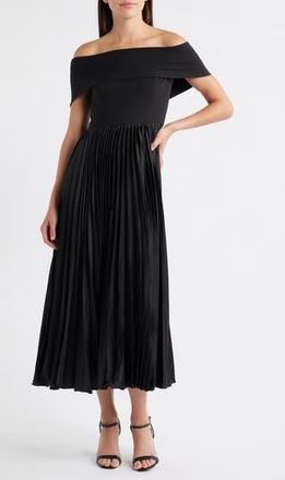Hutch Stockton Off the Shoulder Maxi Dress in Black at Nordstrom Rack, Size 2