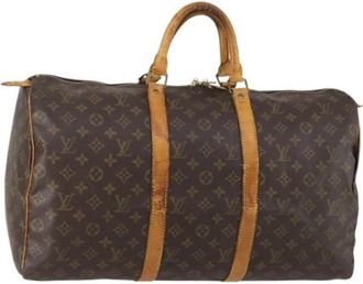Louis Vuitton Pre-owned Weekend Bags, female, Brown, Size: ONE SIZE Pre-owned Weekend Bag