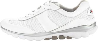 Gabor Lage sneaker met mesh details en profielzool - Dames - Schoenen - Wit - Maat: 36 EU