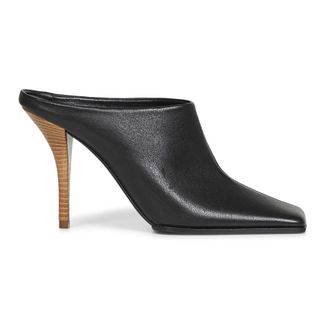 Alaia Heeled Mules - Dames - Muiltjes - Zwart - 40 EU - Leer - Schoenen