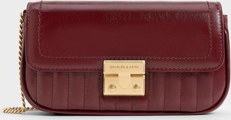 Charles & Keith Mini Donna Crinkle-Effect Bag