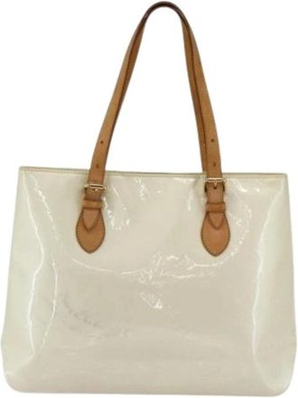 Louis Vuitton Pre-owned Tote Bags, female, Beige, Size: ONE SIZE Pre-owned Canvas Tote Bag