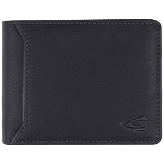 Camel Active Geldb&ouml;rse CAMEL ACTIVE Ocean, Herren, schwarz, Leder, clean, gepflegt, unifarben, Kleinlederwaren Geldb&ouml;rse, aus wasserweisendem Echtleder, vielen Ver