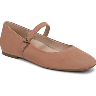 Vionic Alameda Mary Jane Flat in Mocha Mousse at Nordstrom, Size 9.5