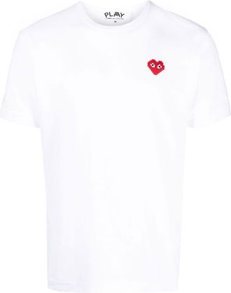 Comme Des Garçons short-sleeve cotton T-shirt - men - Cotton - M - White