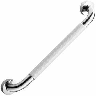OEM Barras De Apoyo Para Inodoro, Barras De Apoyo Para Ba&ntilde;o De Acero Inoxidable Para Montaje En Pared, Blancas, 40 Cm - Crezuo
