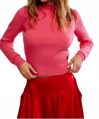 Free People Ever After Pullover Sweater In Dayglo