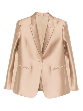 Alberta Ferretti Giacca con revers a lancia - Toni neutri