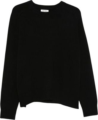 Soft Goat Boyfriend Crewneck - Knitwear - Mujer - Negro - S