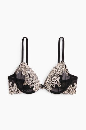 H&M B&uuml;gel-BH aus Spitze - Schwarz/Cremefarben