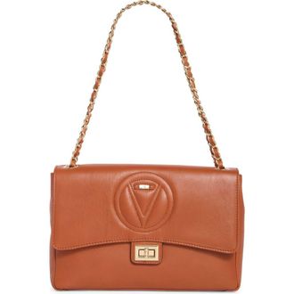 Mario Valentino Posh Signature Shoulder Bag in Whiskey at Nordstrom Rack