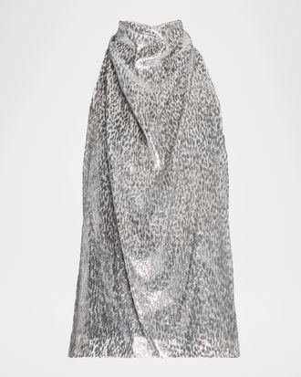 Stella McCartney Draped Fil Coupe Halter Top