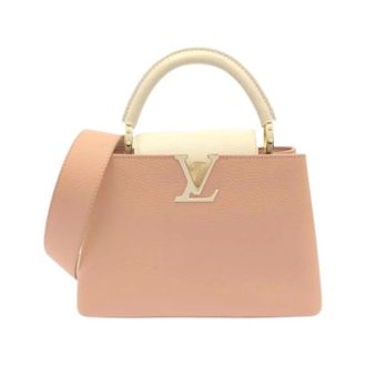 Louis Vuitton Pre-owned Capucines BB Handtas - Dames - Pre-owned - Roze - Maat: ONE Size Leer