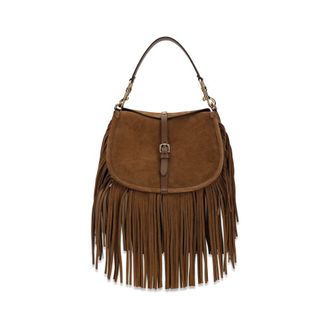 Etro Brown Calf Leather Bos Taurus Shoulder Womens Bag