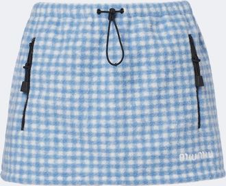 Miu Miu Gingham miniskirt