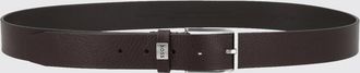 HUGO BOSS Cintura in pelle con fibbia ad ardiglione