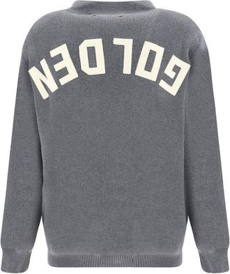 Golden Goose Cotton V-Neck Cardigan - Gray