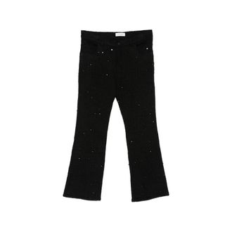 Ernest W. Baker Sequin-embellished Boucl&eacute;-knit Trousers