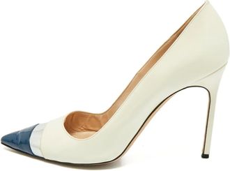 Manolo Blahnik Pumps a punta - Bianco