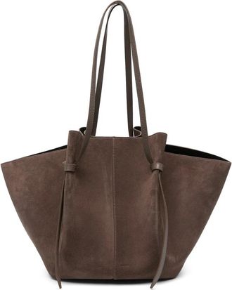 Yuzefi XL Mochi Suede Shoulder Bag