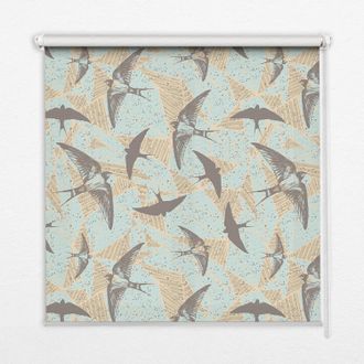 Tulup Tenda A Rullo Interna Per Finestra - Tenda Filtrante Luce - Tenda Privacy - Tenda Decorativa Rettangolare - Rullo Per Interni - (110 Cm X 140 Cm) - Ro