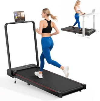 Soges Soges Cinta De Correr Plegable - Motor De 0,65 Cv, Velocidad De 1 A 8 Km/h, Carga M&aacute;xima De 100 Kg, Deportiva, Compacta Y Con Aplicaci&oacute;n M&oacute;vil