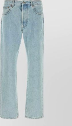 Valentino Garavani denim straight-leg trousers