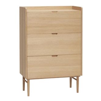 H&uuml;bsch Kommode mit 3 Schubladen, Eiche