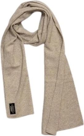 Ecoalf Beige Wollen Sjaal - Heren - Wintersjaals - Beige - ONE Size - Wol - Accessoires