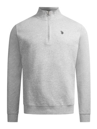 U.S.Polo Association USJaaspa heren half-zip trui van katoen-viscose mix