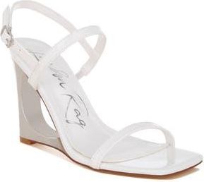 London Rag Ladra Wedge Sandal in White at Nordstrom Rack, Size 7.5