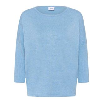 Saint Tropez Allure Melange - Dames - Truien - Blauw - Maat: 2XL
