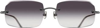 Matsuda rectangle-frame sunglasses - Black